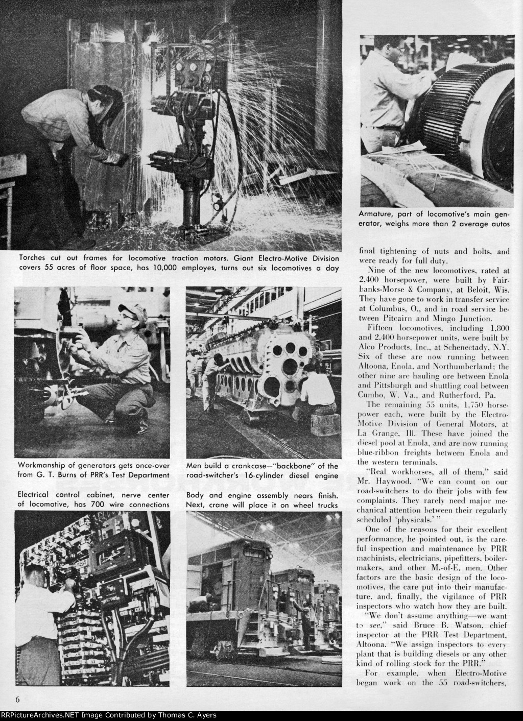 PRR "79 More Workhorses Join Diesel Lineup," Page 6, 1956